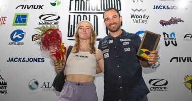 Definidos os campeões da Superfinal da Copa do Mundo de Parapente, em Baixo Guandu