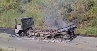 Empresária de Marechal Floriano tem caminhão incendiado e sofre agressões em protesto